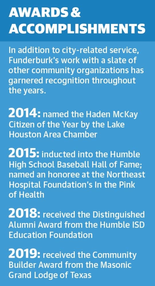 In addition to city-related service, Funderburk’s work with a slate of other community organizations has garnered recognition throughout the years. (Ronald Winters/Community Impact Newspaper) 