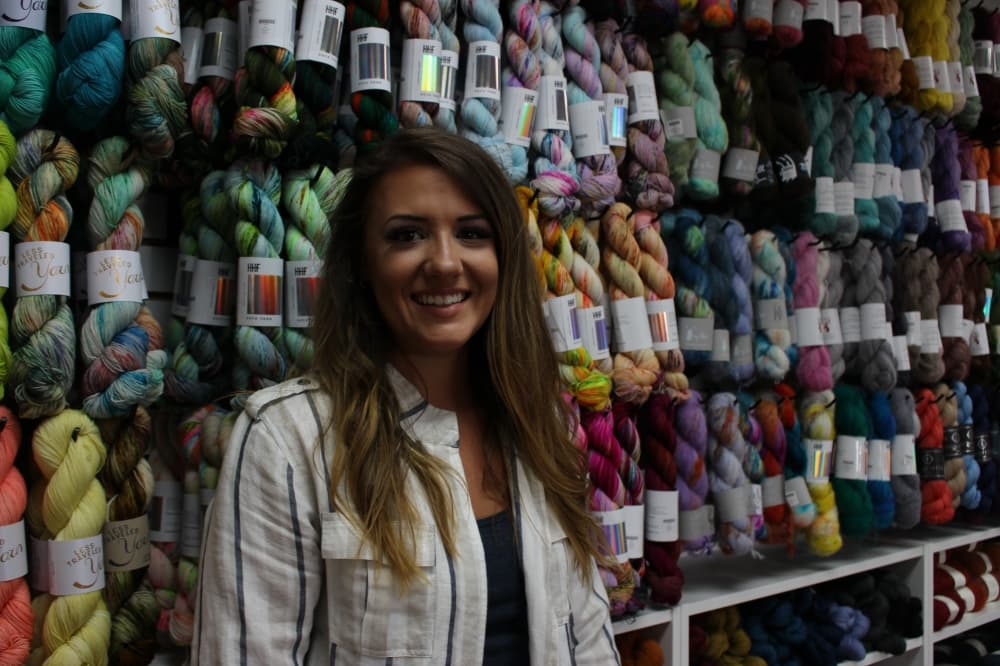 Montgomery store Modern Skein specializes in hand-dyed yarn
