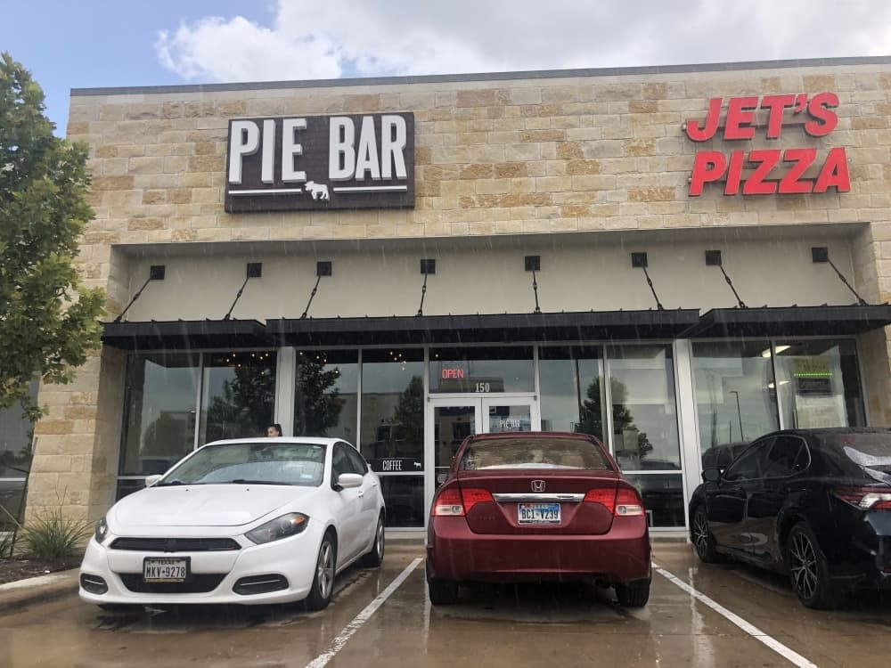 South Congress Station, which includes the family-owned Pie Bar, opened in spring 2021. (Maggie Quinlan/Community Impact Newspaper)