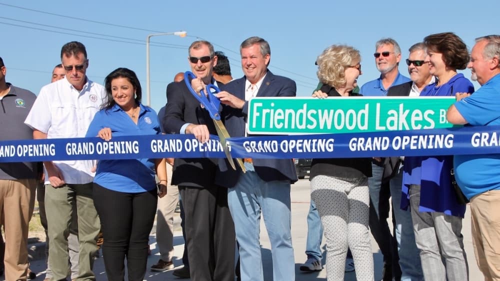 Friendswood Lakes Boulevard opens as 'one piece of a multiphase project'