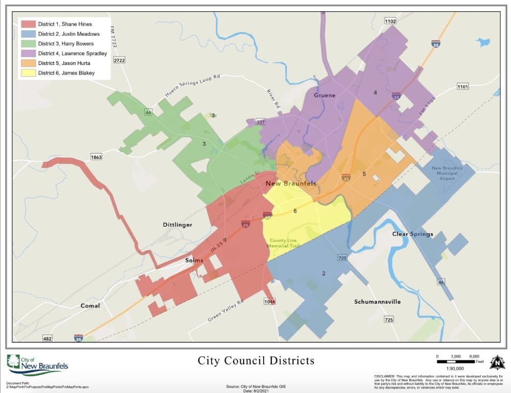 New Braunfels seeks committee members to aid in city redistricting process