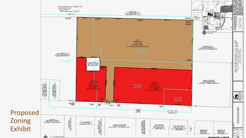 McKinney P&Z gives green light to new US 380 commercial, multifamily project