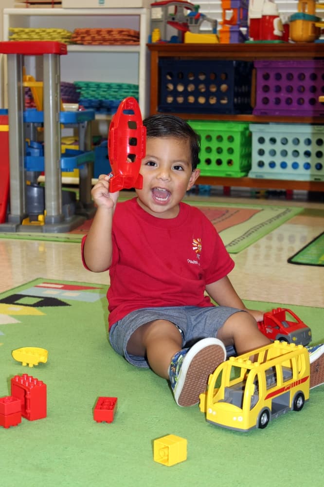 At Spanish Schoolhouse, students learn fine and gross motor skills, pre-math, pre-science and language. (Karen Chaney/Community Impact Newspaper)