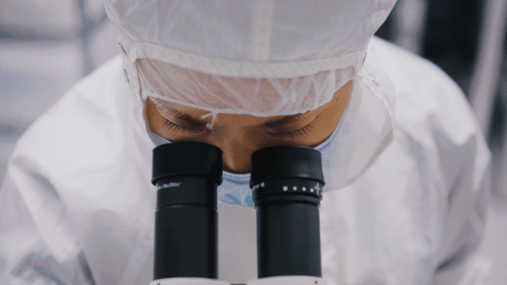 Cells are collected through a fat sample in adults or the placenta in newborns. 