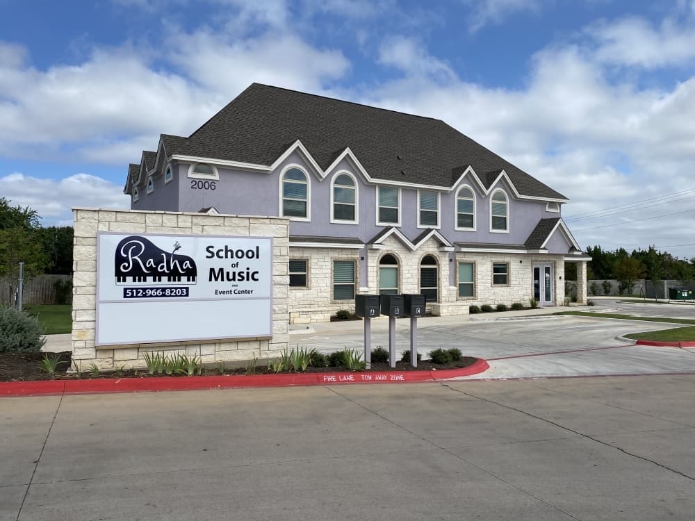 Radha School of Music relocated in 2020. (Trent Thompson/Community Impact Newspaper)