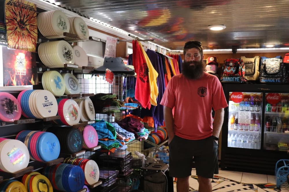 The Flying Armadillo Disc Golf Club has course options for players of all skill levels