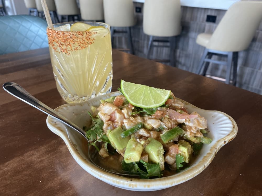 Ceviche, ($15.95) made with mahi mahi, is Baja Sur’s most popular appetizer.
(Ally Bolender/Community Impact Newspaper)