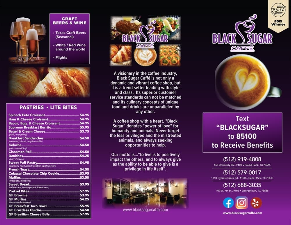 (Courtesy Black Sugar Caffe)