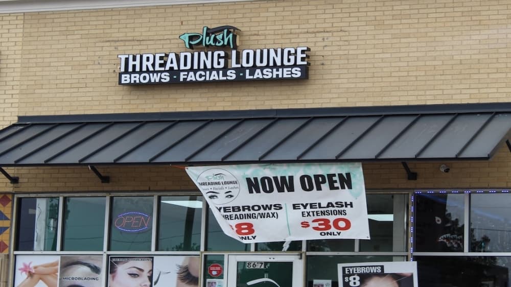 Plush Threading Lounge now open on North Beach Street in Fort Worth