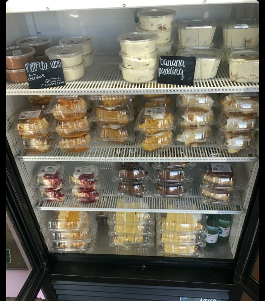 Offerings in the Scrumptious fridge change weekly. (Courtesy Scrumptious Houston)