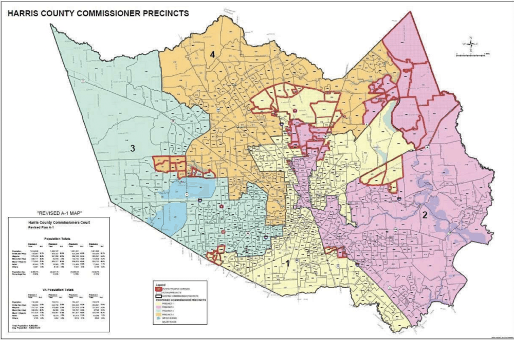 Harris County Commissioners Court to take public comments on redistricting Oct. 21