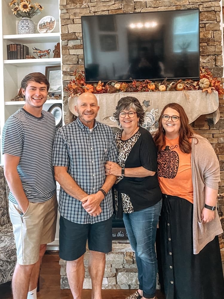 Brent (middle left) and Scarlett Stokes (middle right) started A Second Round with their family in October 2019. (Courtesy A Second Round)