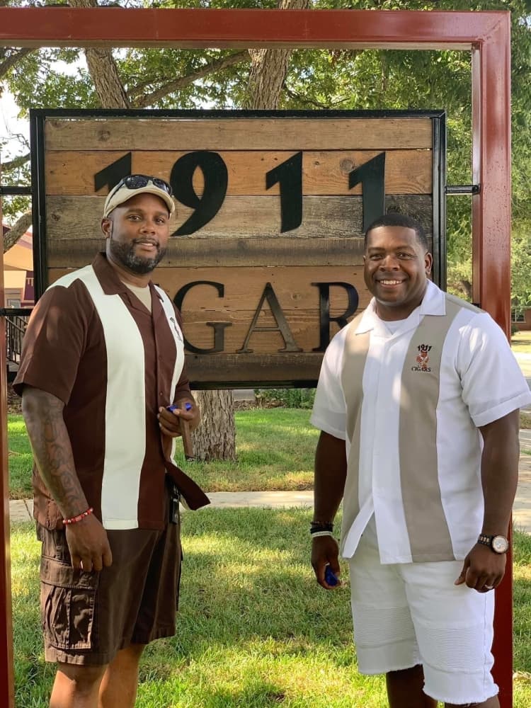 Greg Williams and Mark Williams opened 1911 Cigars in 2019. (Courtesy 1911 Cigars)