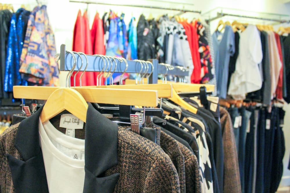 Scruples Boutique sells women’s clothing in sizes 0-18. (Emily Lincke/Community Impact Newspaper)