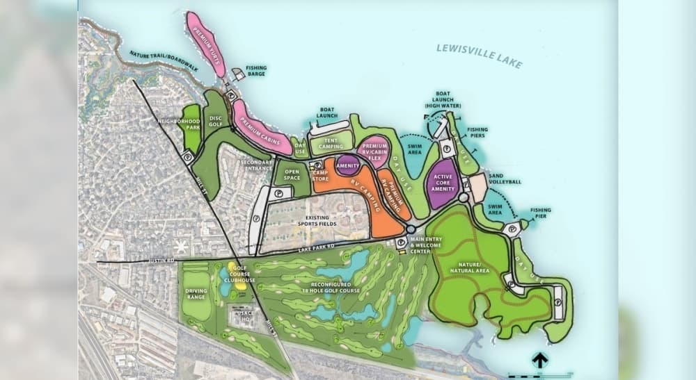 Lake Park master plan in Lewisville looks to enhance camping space, prevent shoreline erosion
