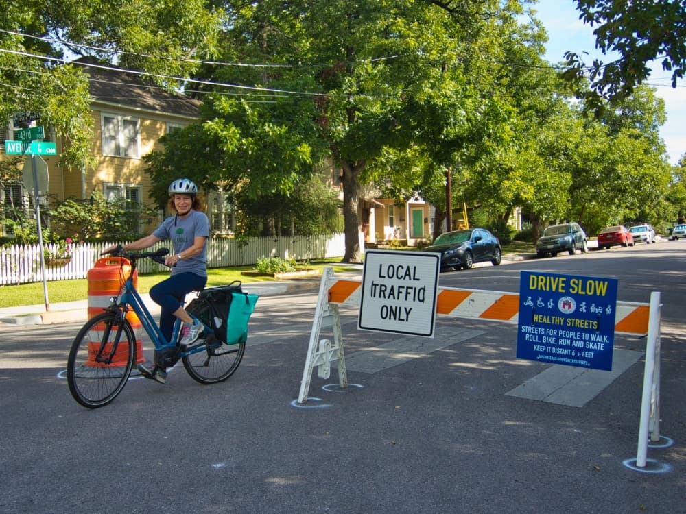 The plan calls for traffic control methods to make streets safer for pedestrians and cyclists. (Courtesy Living Streets)