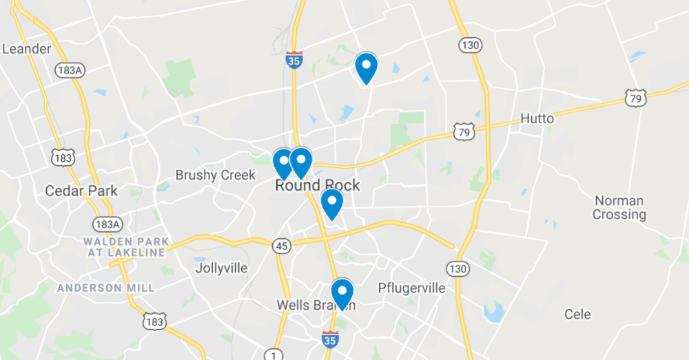 MAP: 5 latest commercial projects filed in Round Rock and Pflugerville, including career and technical education culinary renovations for Round Rock ISD