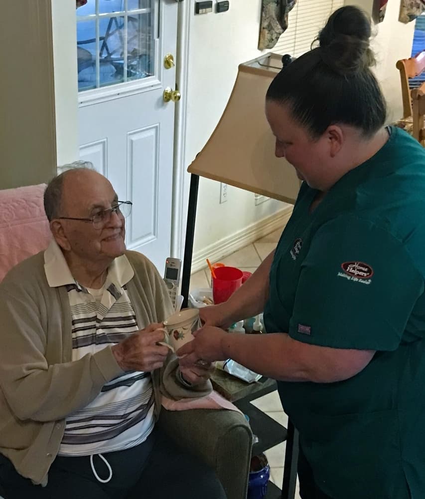 Veteran Anthony Dibello is one of Home Helpers' clients. (Courtesy Leo Walker)