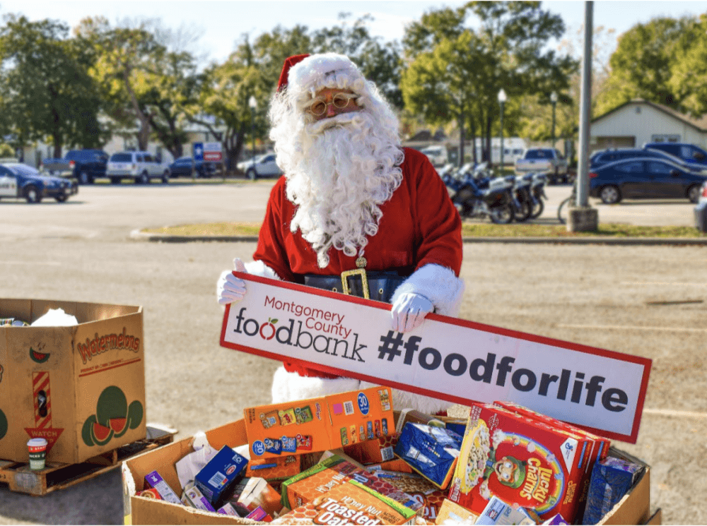 Montgomery County Food Bank's Stock the Sleigh drive begins