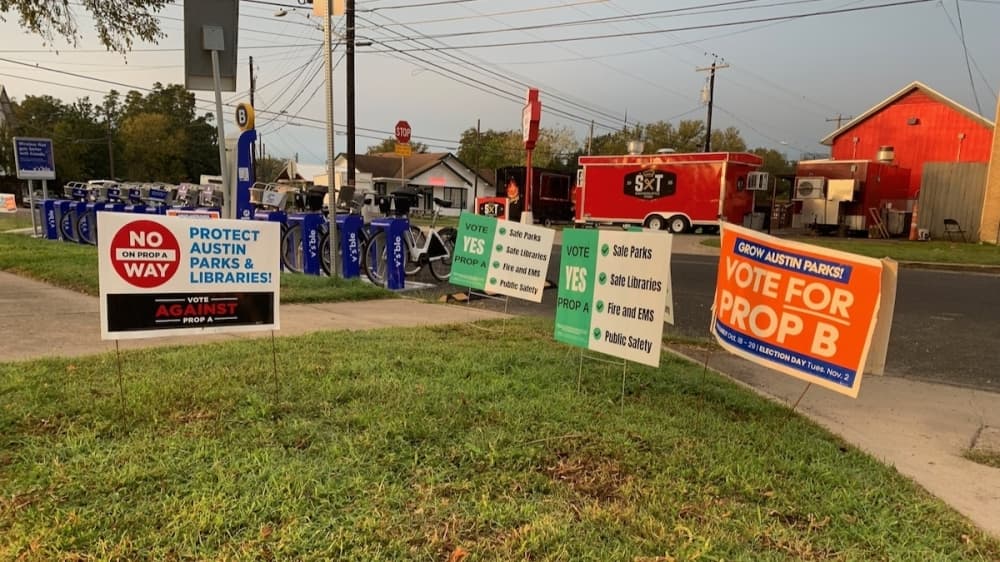 Proposition B passes in Austin, authorizing initiation of city parkland swap
