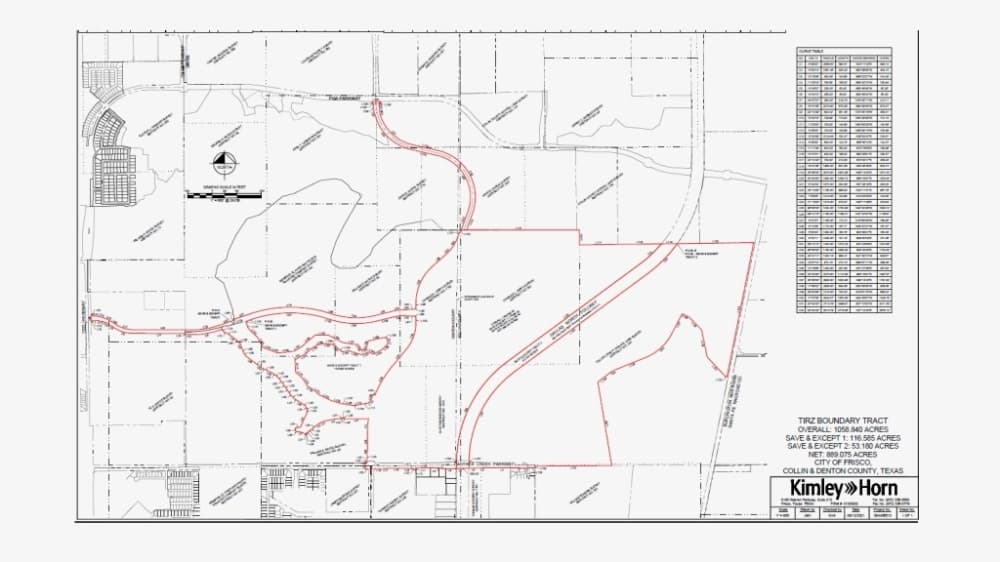 Frisco City Council on Nov. 2 took steps to establish the city’s seventh tax increment reinvestment zone on nearly 890 acres associated with the Fields development. (Courtesy city of Frisco)
