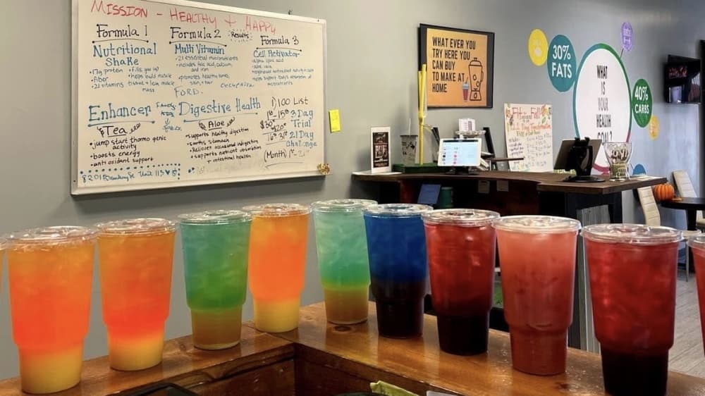 Dulles Nutrition now serving energy teas and protein shakes in Stafford