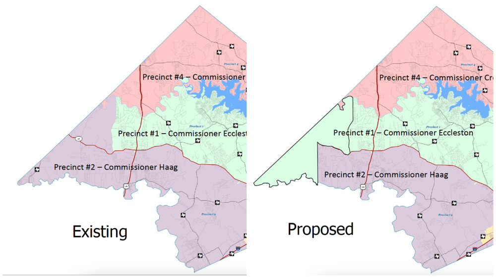 Comal County commissioners set to redraw precinct lines for the next decade