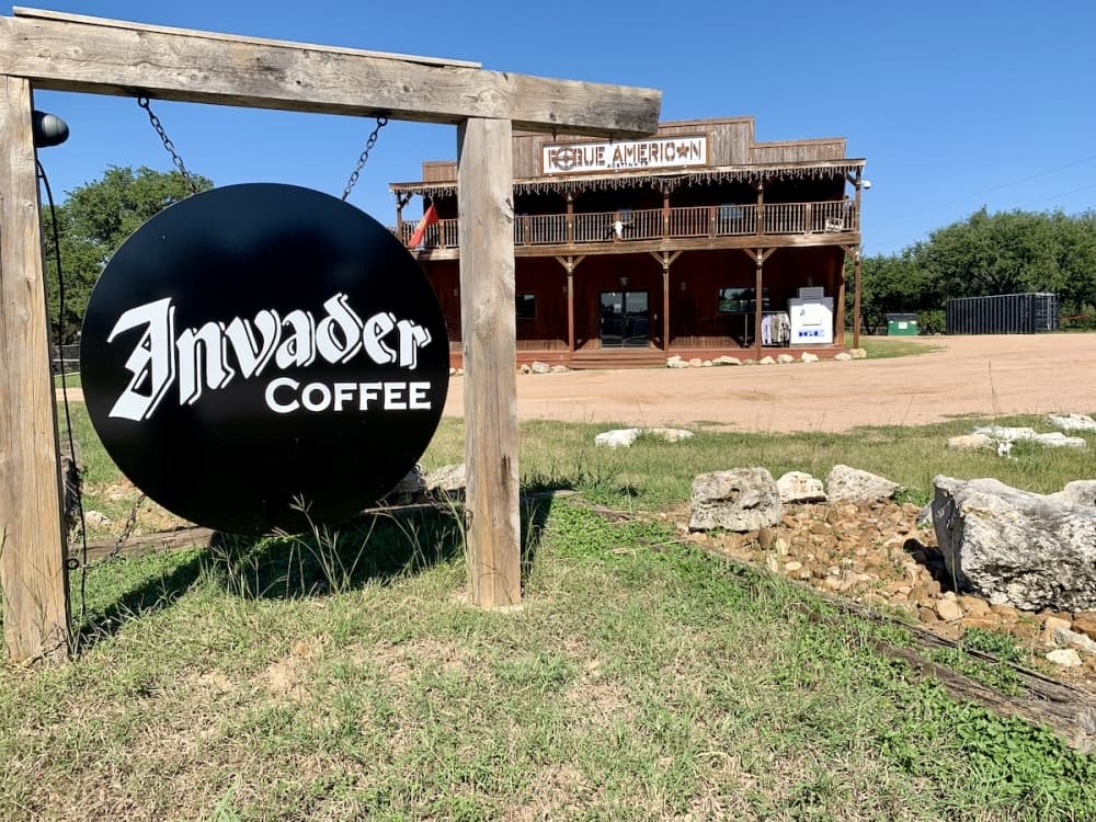 Invader Coffee is located on Hudson Bend Road. (Greg Perliski/Community Impact Newspaper)