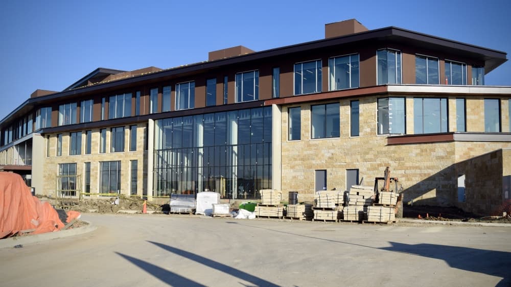 The PGA of America headquarters will be across the street from the future Panther Creek High School in Frisco ISD. (Matt Payne/Community Impact Newspaper)