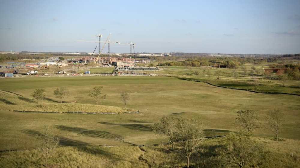 The Omni PGA Frisco Resort is being built in close proximity to the future PGA of America headquarters. (Matt Payne/Community Impact Newspaper)