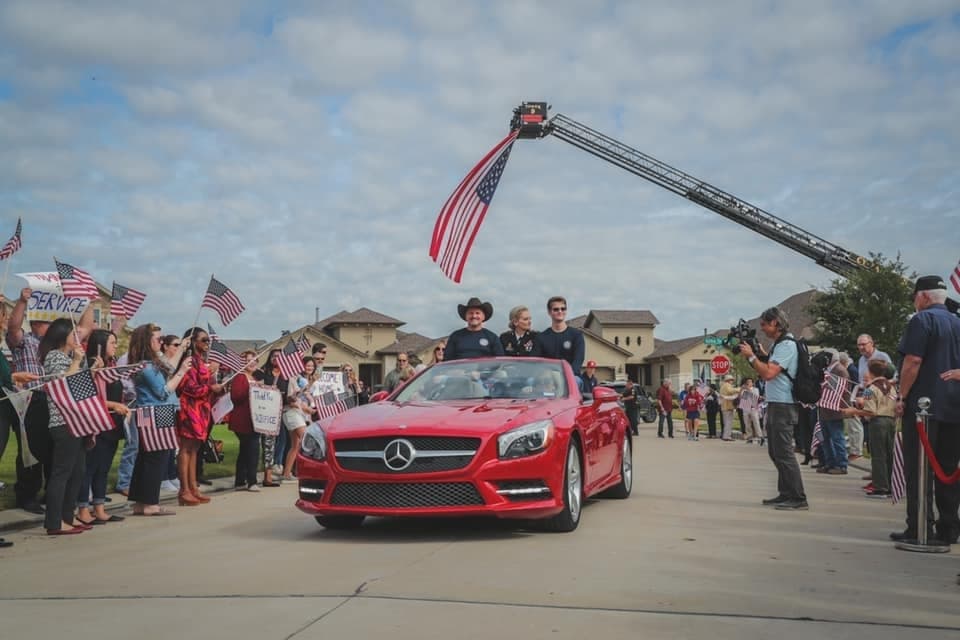 Helping a Hero welcomes double amputee solider to new Cypress home