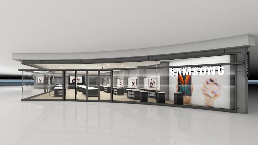 A Samsung Experience Store will open in early 2022 at the Stonebriar Centre mall, 2601 Preston Road, Ste. 1214, Frisco. (Rendering courtesy Samsung)
