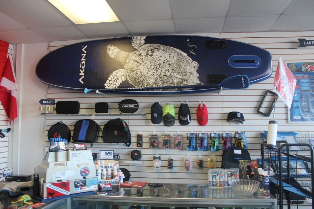 The business also sells apparel. (Colleen Ferguson/Community Impact Newspaper)