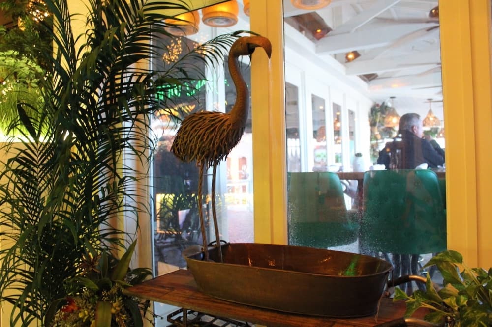 Flamingo statue