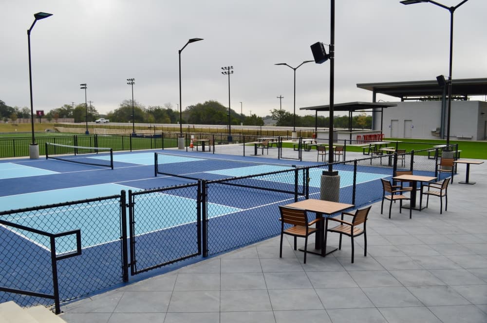 The Fieldhouse brings pickleball, beach volleyball, food vendors to The Crossover complex
