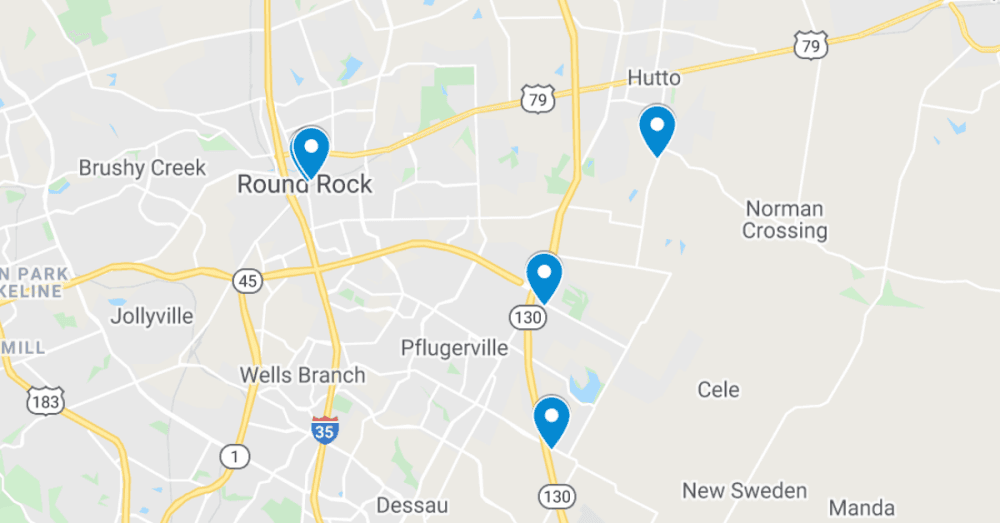 See the 5 latest commercial projects filed in Round Rock, Pflugerville and Hutto, including new multifamily housing and townhome developments