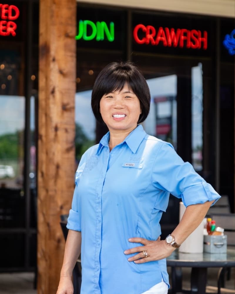 Brad and Ping Aplin opened Bluewater Seafood 25 years ago. 