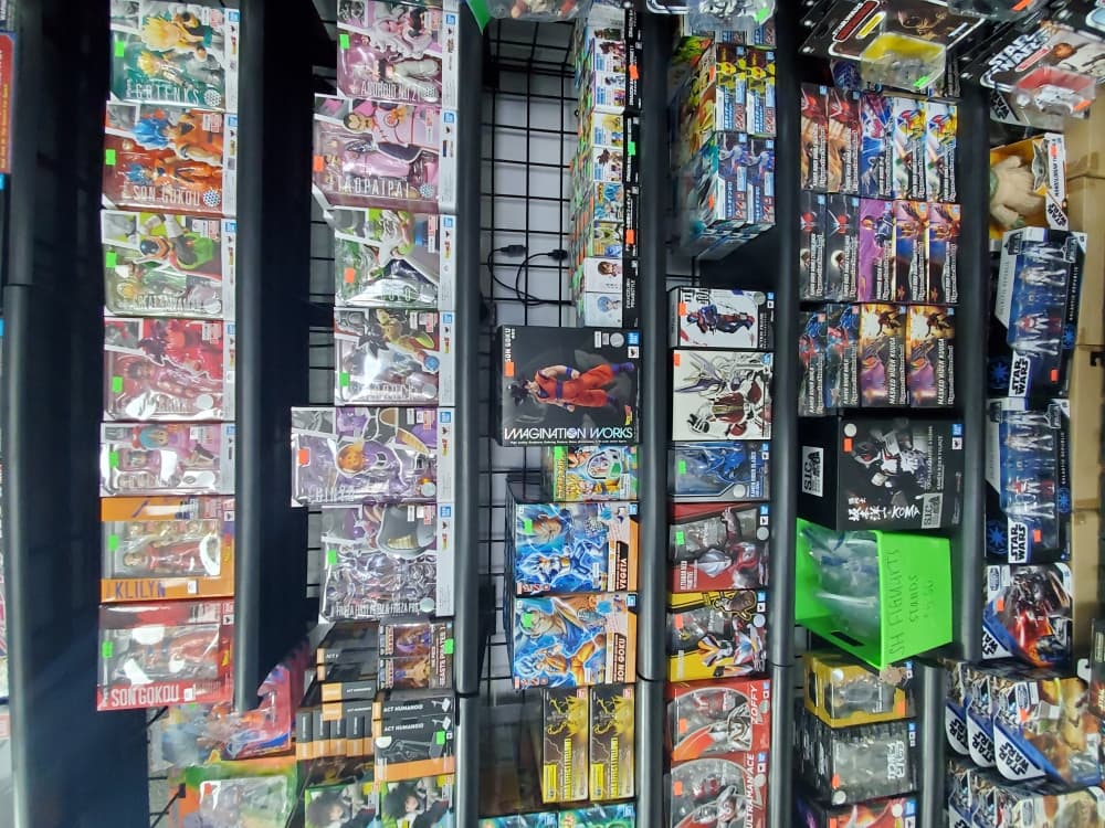 Stephen's Collectibles offers toys for children to play with as well as figures for collectors. (Jarrett Whitener/ Community Impact)
