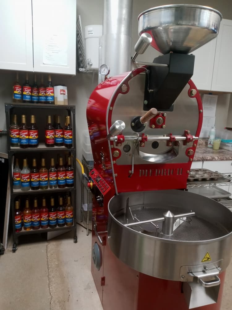 Medina River Coffee's roaster, produced by Idaho company Diedrich Roasters, is capable of roasting up to 50 pounds of coffee beans per hour. (Courtesy Medina River Coffee)