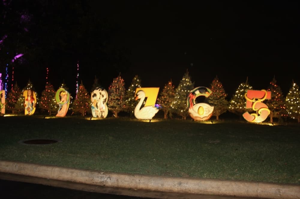 One holiday display runs through the 12 days of Christmas. (Ben Thompson/Community Impact Newspaper)