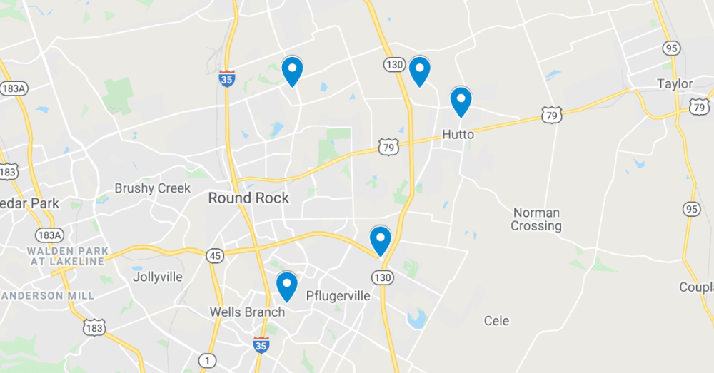 See the 5 latest commercial projects filed in Round Rock, Pflugerville and Hutto, including Ascension Medical Group renovation