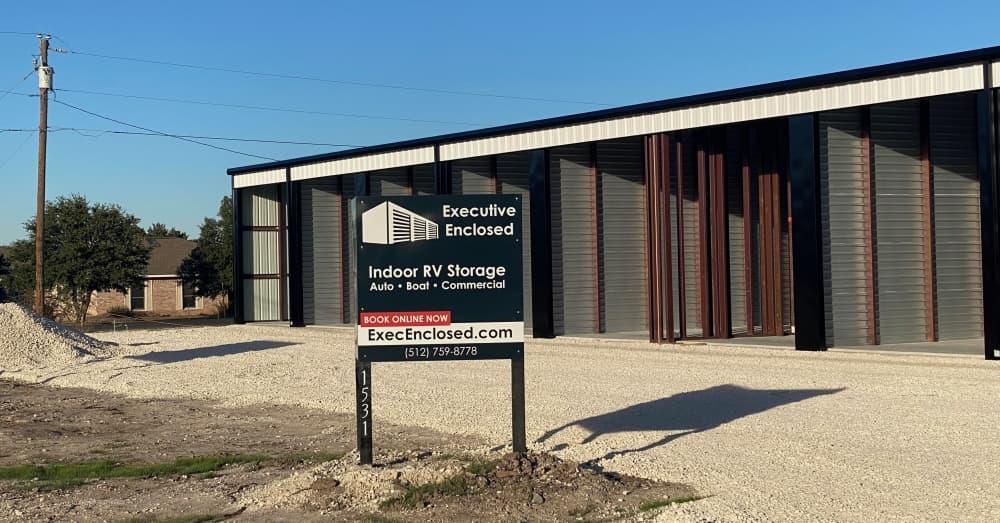 Executive Enclosed Boat & RV Storage now taking reservations in Round Rock