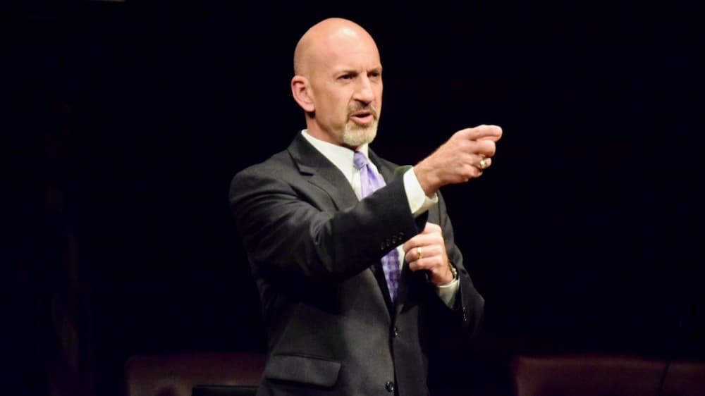 State Rep Matt Shaheen, R-Plano, shared actions the Texas Legislature has taken to fortify the state's electricity grid. (Matt Payne/Community Impact Newspaper)
