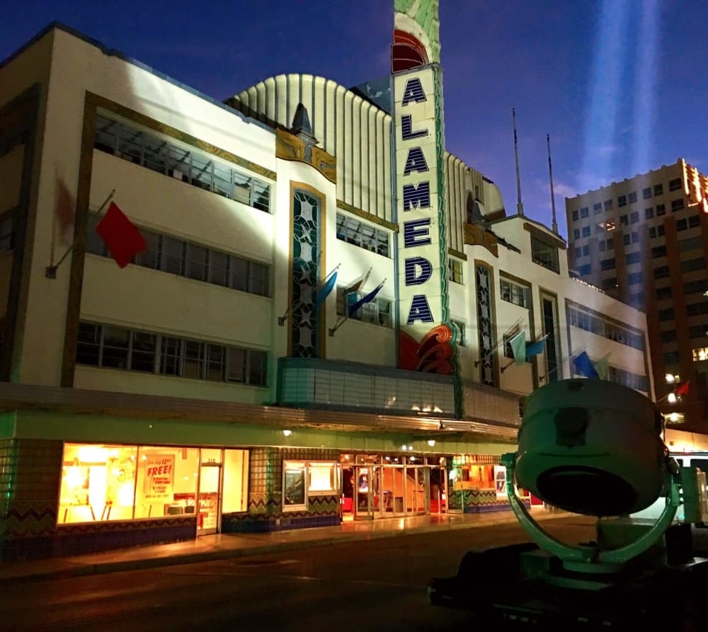 Alameda Theater, opened in 1949, is undergoing renovations that will lead to its reopening as a performing arts and film center with a focus on Latino and multicultural heritage. (Courtesy Bexar County)