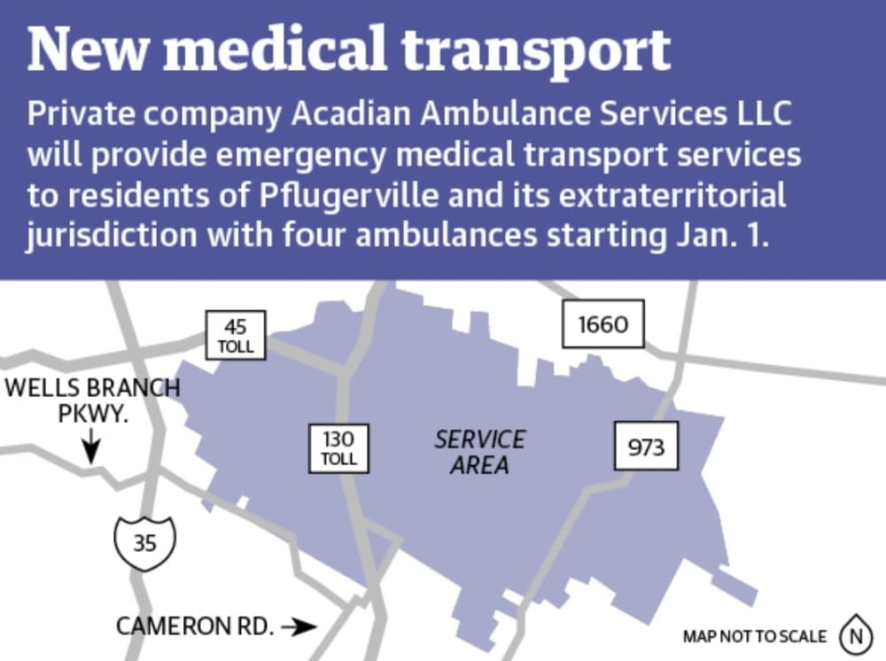 Pflugerville officials work to solidify protocol after contracting with private ambulance company