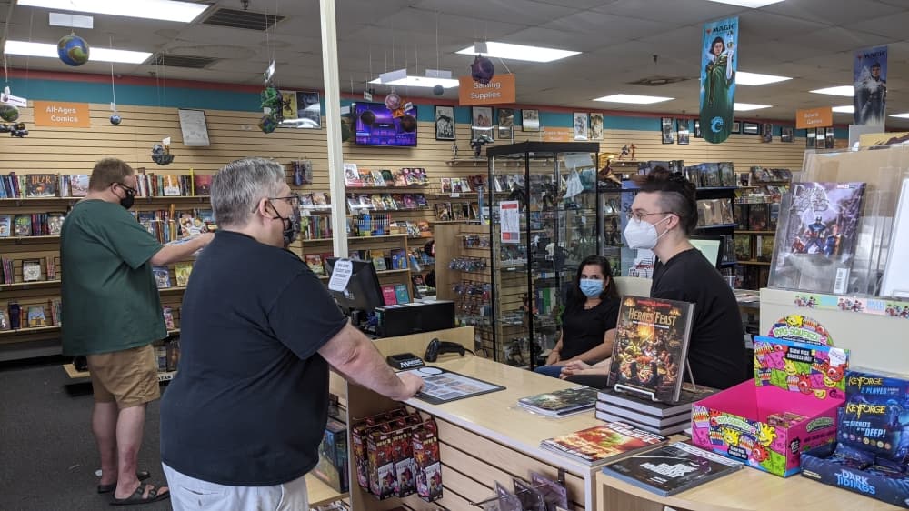 Though the shop has scaled back many of its in-store events, Rogues Gallery is still open daily in Round Rock. 