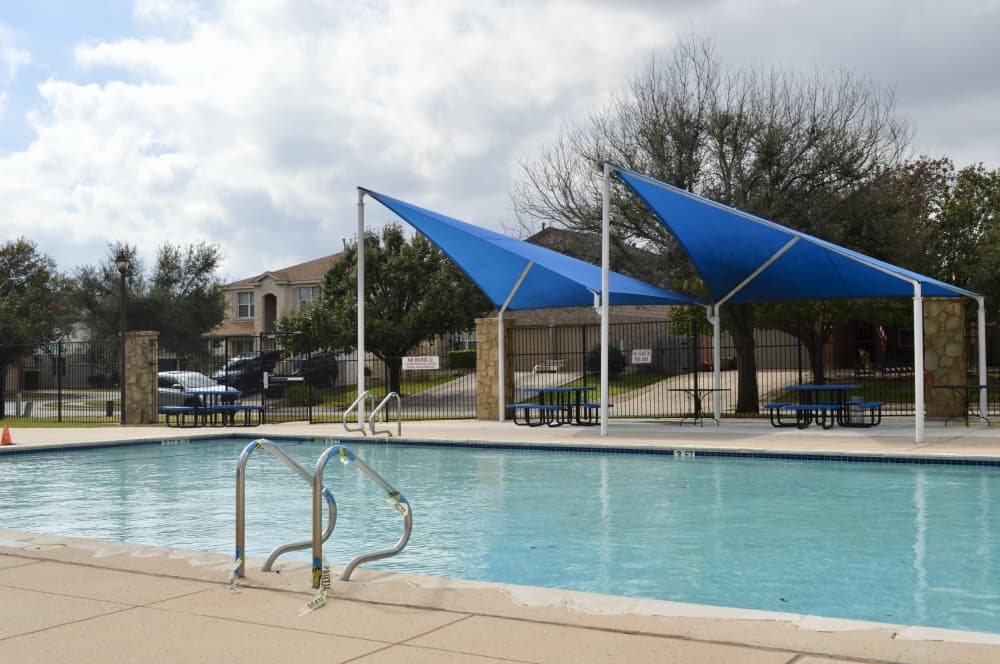 The neighborhood has a pool, clubhouse and playground on Heritage Park Drive. 