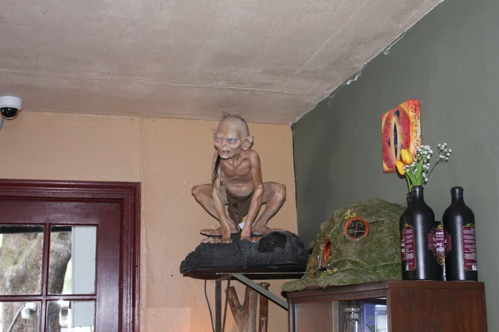 
The statue of Gollum was acquired from the Houston Museum of Natural Science.