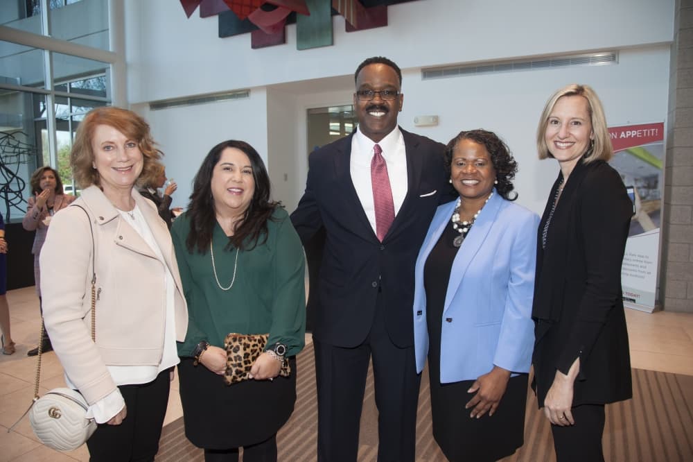 (From left) Jean Callison, Kara Olson, Tony Petty, Pamela Zeigler-Petty, Angie Adams Sifferman