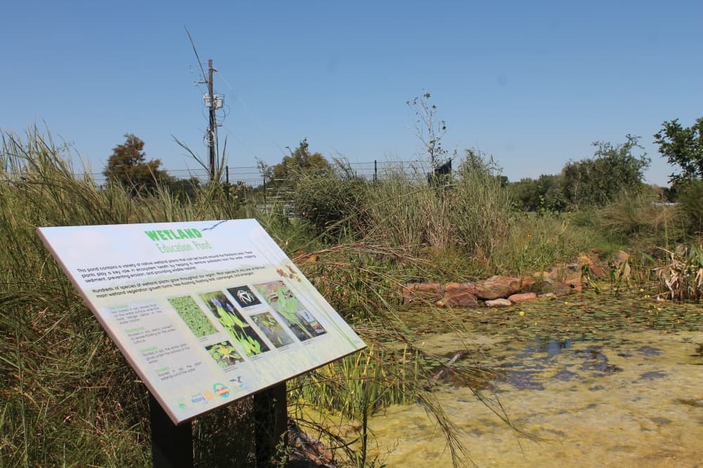 Image of exhibit sign at Delores Fenwick Nature Center